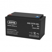 Аккумуляторная батарея ZOTA GEL 65-12, 65 А*ч 12 В