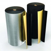 Рулон теплоизоляционный Black Star Duct AL с покрытием алюминиевой фольгой ROLS ISOMARKET 5мм х 1м х 20м