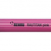 Труба универсальная для систем отопления RAUTITAN pink REHAU 40х5.5 штанга 6 м